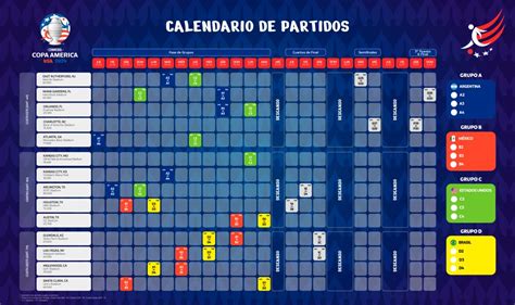 copa america 2024 colombia schedule